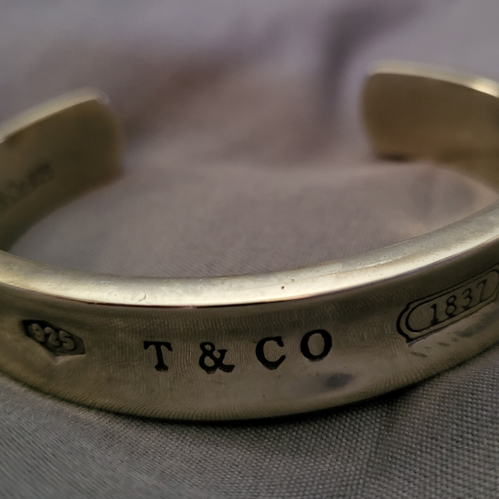 Tiffany & Co. 1837 sterling silver cuff bracelet
